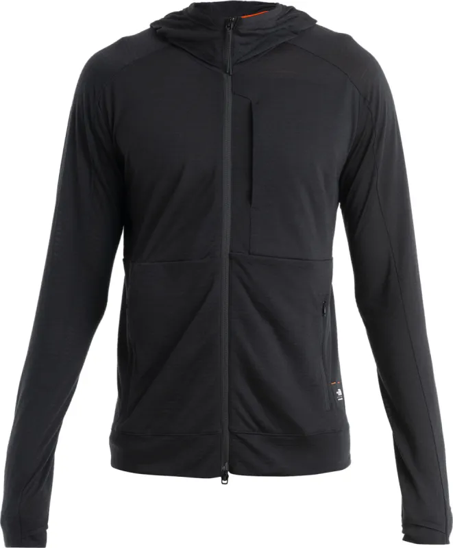 Icebreaker x TNF Merino 200 Realfleece Long Sleeve Zip Hoodie - Men's|-|Icebreaker x TNF Chandail à capuchon zippé à manches longues Merino 200 Realfleece - Homme sold by Altitude Sports