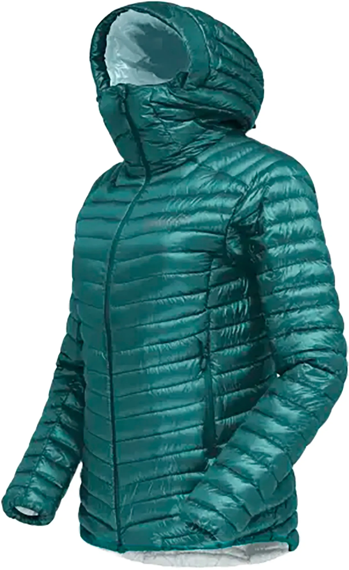 Trollveggen Superlight Down Hoody - Women's|-|Manteau à capuchon en duvet Superlight de Trollveggen - Femme sold by Altitude Sports product image thumbnail 4