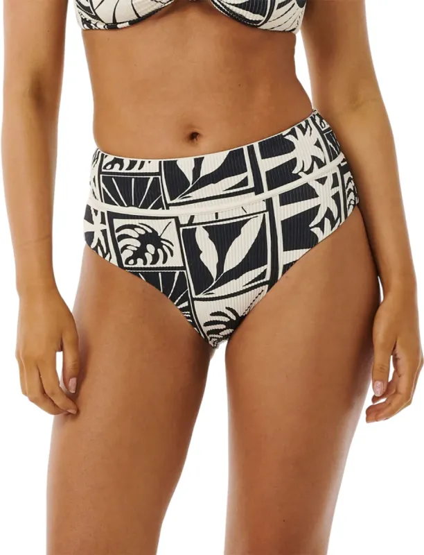 Santorini Sun Hi Waisted Good Coverage Bikini Bottom - Women's|-|Bas de bikini taille haute à couvrance intégrale Santorini Sun - Femme sold by Altitude Sports