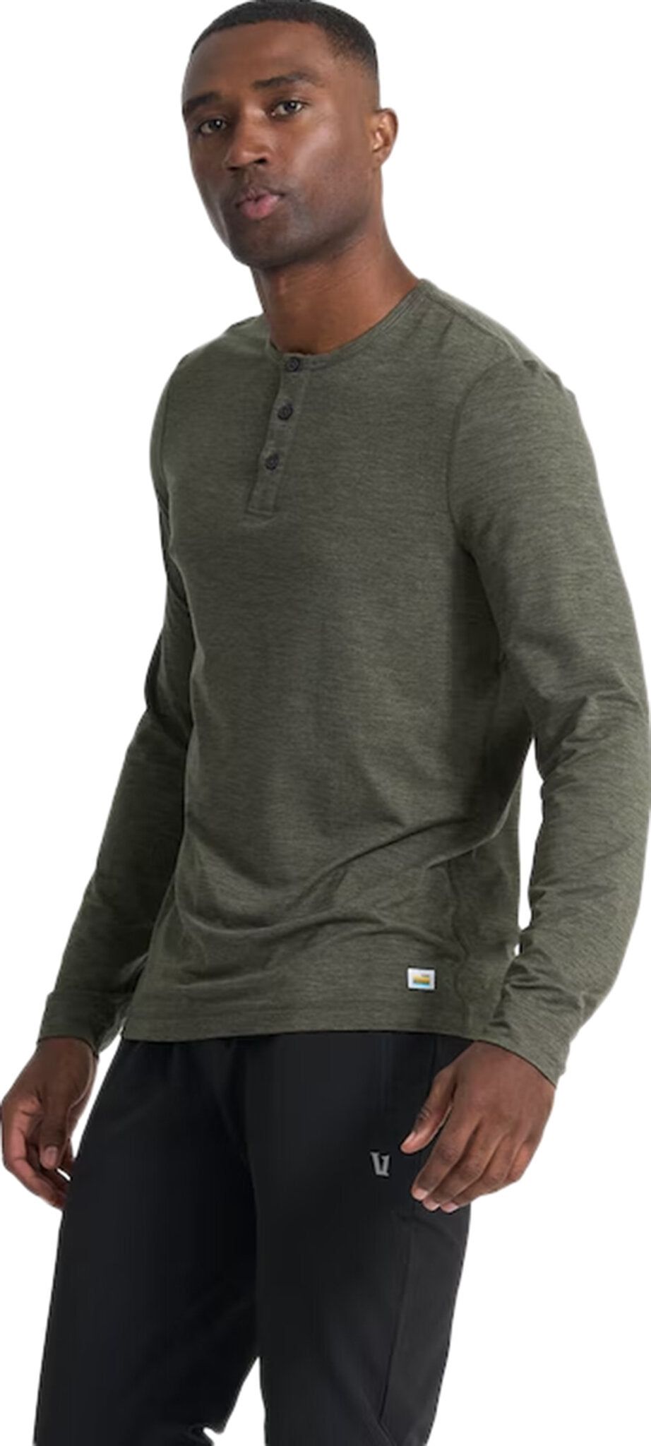 Ease Performance Long Sleeve Henley Top - Men's|-|Haut henley à manches longues Ease Performance - Homme sold by Altitude Sports product image thumbnail 3