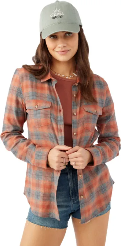 Nash Woven Long Sleeve Flannel Shirt - Women's|-|Chemise tissé à manches longues en flanelle Nash - Femme made by O'Neill