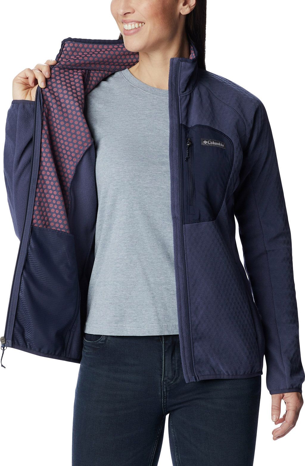 Outdoor Tracks Full Zip Fleece Jacket - Women's|-|Manteau en molleton à glissière pleine longueur Outdoor Tracks - Femme sold by Altitude Sports product image thumbnail 2