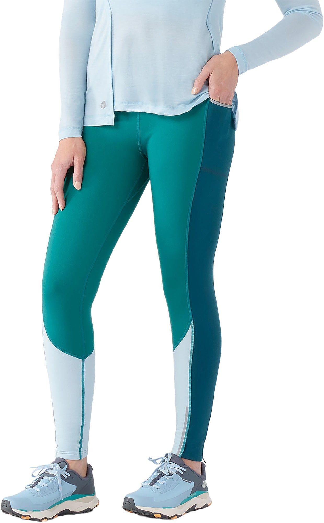 Active Fleece Colorblock Tights - Women’s|-|Collant en molleton à couleurs contrastantes Active - Femme sold by Altitude Sports product image thumbnail 3