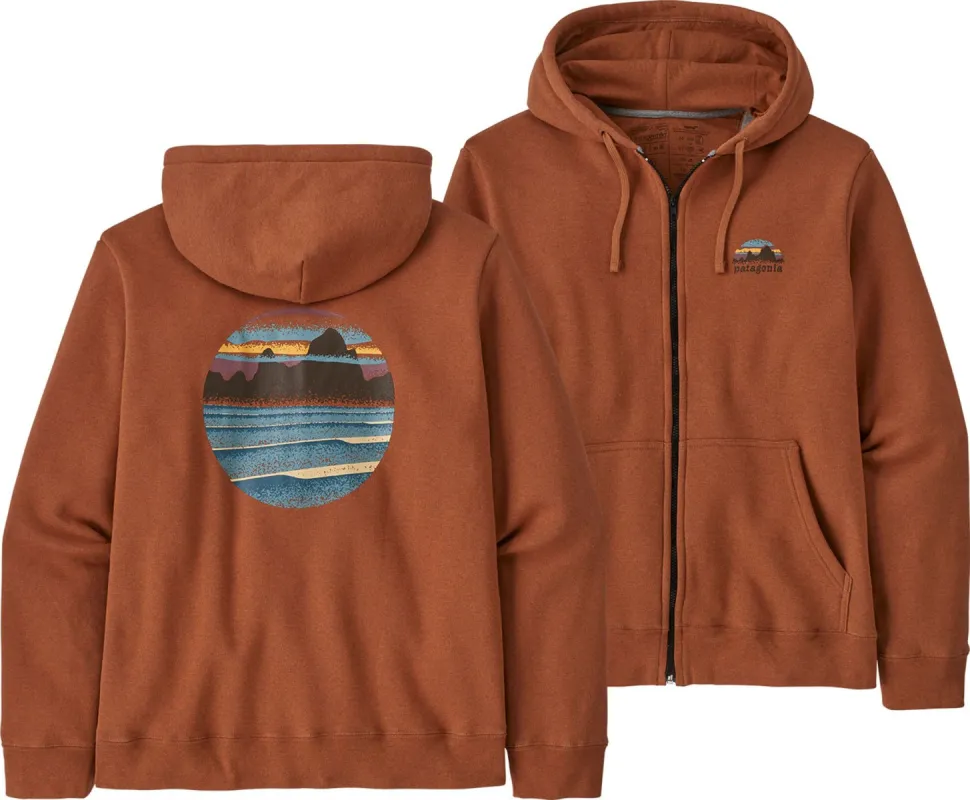 Skyline Stencil Uprisal Full-Zip Hoody - Unisex|-|Chandail à capuchon à glissière pleine longueur Skyline Stencil Uprisal - Unisexe made by Patagonia