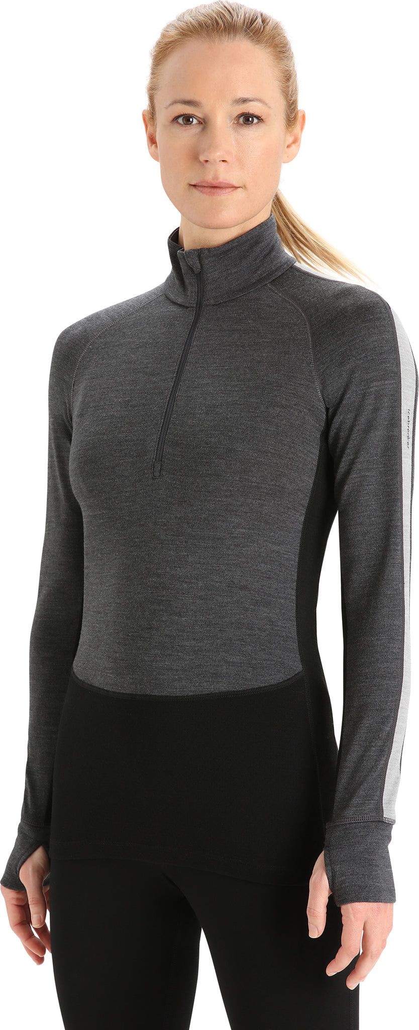 260 ZoneKnit Merino Long Sleeve Half-Zip Thermal Top - Women's|-|Haut thermique à manches longues demi-glissière en mérinos 260 ZoneKnit - Femme sold by Altitude Sports
