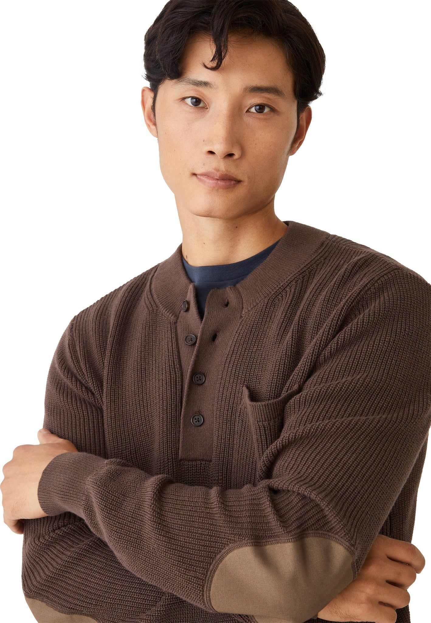 Ribbed Henley Utility Sweater - Men's|-|Chandail à col boutonné utilitaire côtelé - Homme sold by Altitude Sports product image thumbnail 3