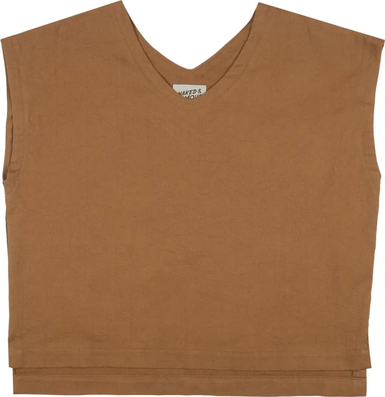 Boxy Top - Rinsed Oxford Camel - Women's|-|Haut Boxy - Rinsed Oxford Camel - Femme sold by Altitude Sports