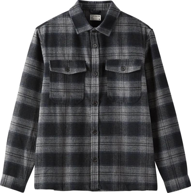 Plaid Wool Overshirt - Men's|-|Surchemise à carreaux en laine - Homme sold by Altitude Sports