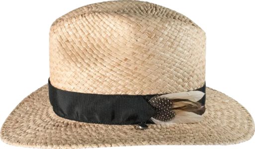 Nelson Raffia Straw Fedora Hat - Unisex|-|Chapeau fedora en paille raphia Nelson - Unisexe sold by Altitude Sports