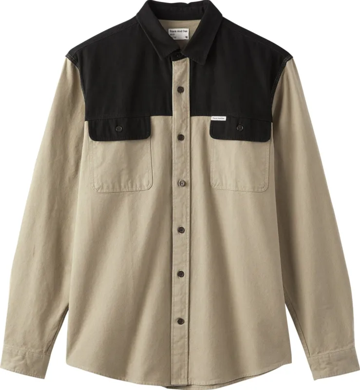 Colour Block Canvas Shirt - Men's|-|Chemise en toile à couleurs contrastantes - Homme made by Altitude Sports