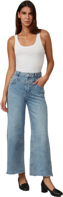 Milan High Rise Wide Leg Jeans - Women's|-|Jean à jambe large à taille haute Milan - Femme sold by Altitude Sports