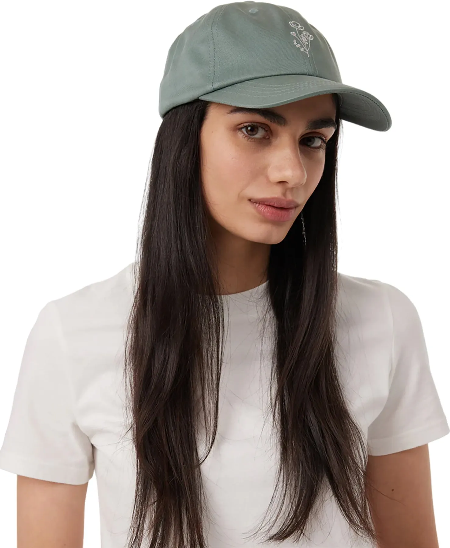 Flower Embroidery Peak Hat - Unisex|-|Casquette peak avec broderie florale - Unisexe sold by Altitude Sports product image thumbnail 5