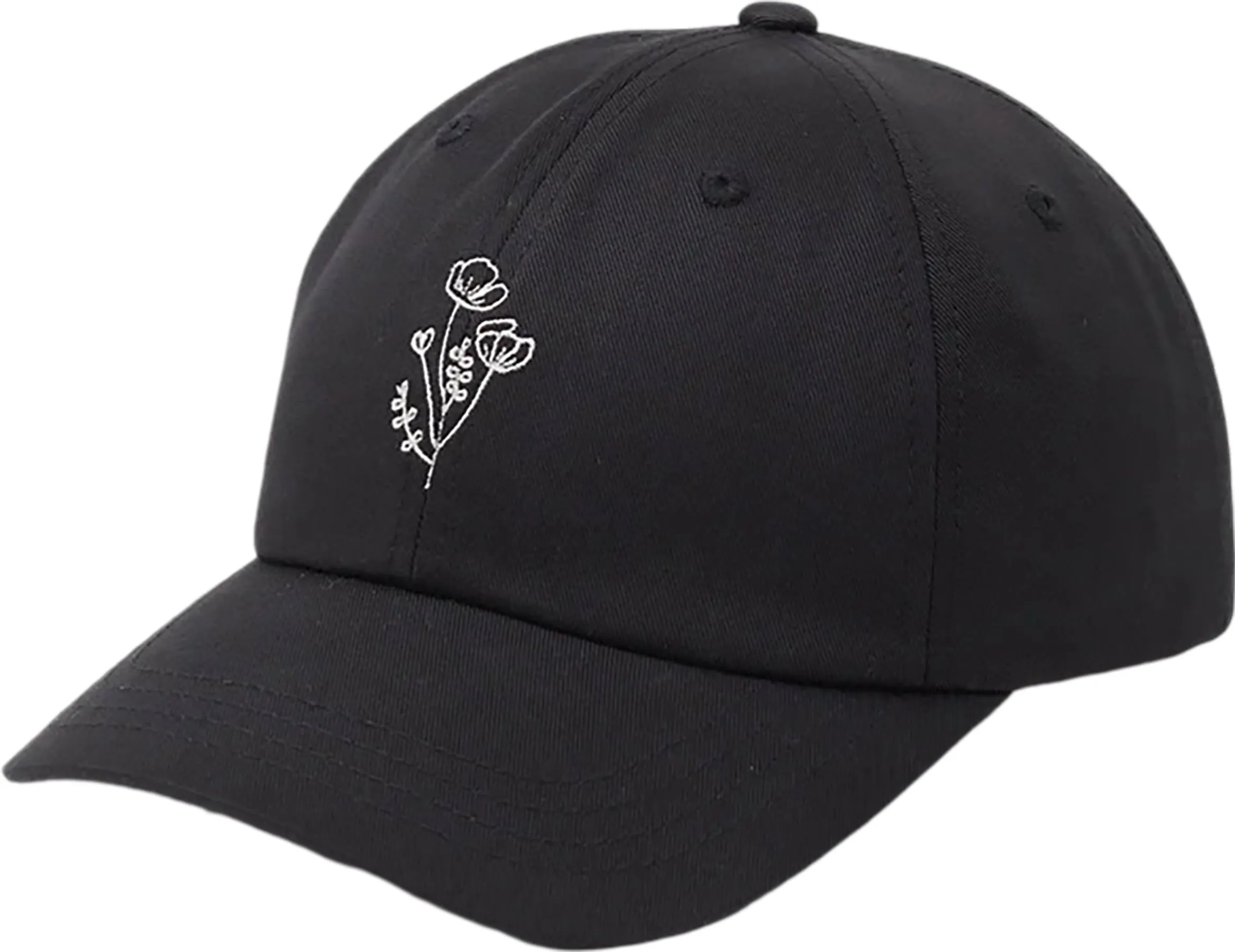 Flower Embroidery Peak Hat - Unisex|-|Casquette peak avec broderie florale - Unisexe sold by Altitude Sports