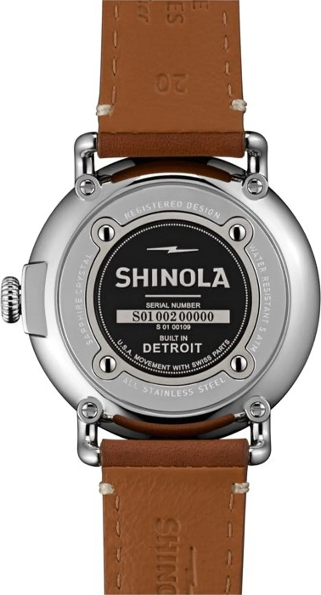 The Runwell Leather Strap Watch 41mm|-|Montre avec bracelet en cuir The Runwell 41mm sold by Altitude Sports product image thumbnail 4