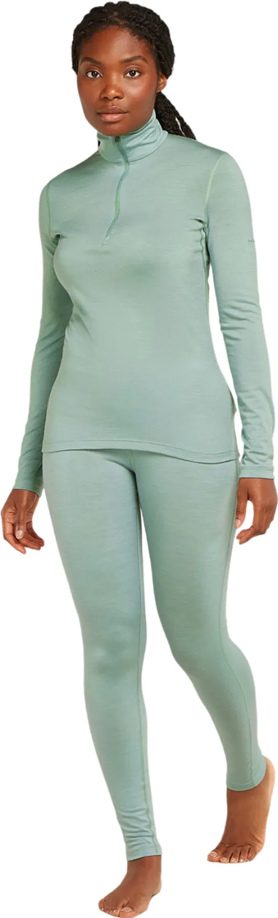 Merino 200 Oasis Long Sleeve Half Zip Thermal Top - Women's|-|Haut thermique à manches longues et demi-glissière en mérinos 200 Oasis - Femme sold by Altitude Sports product image thumbnail 2