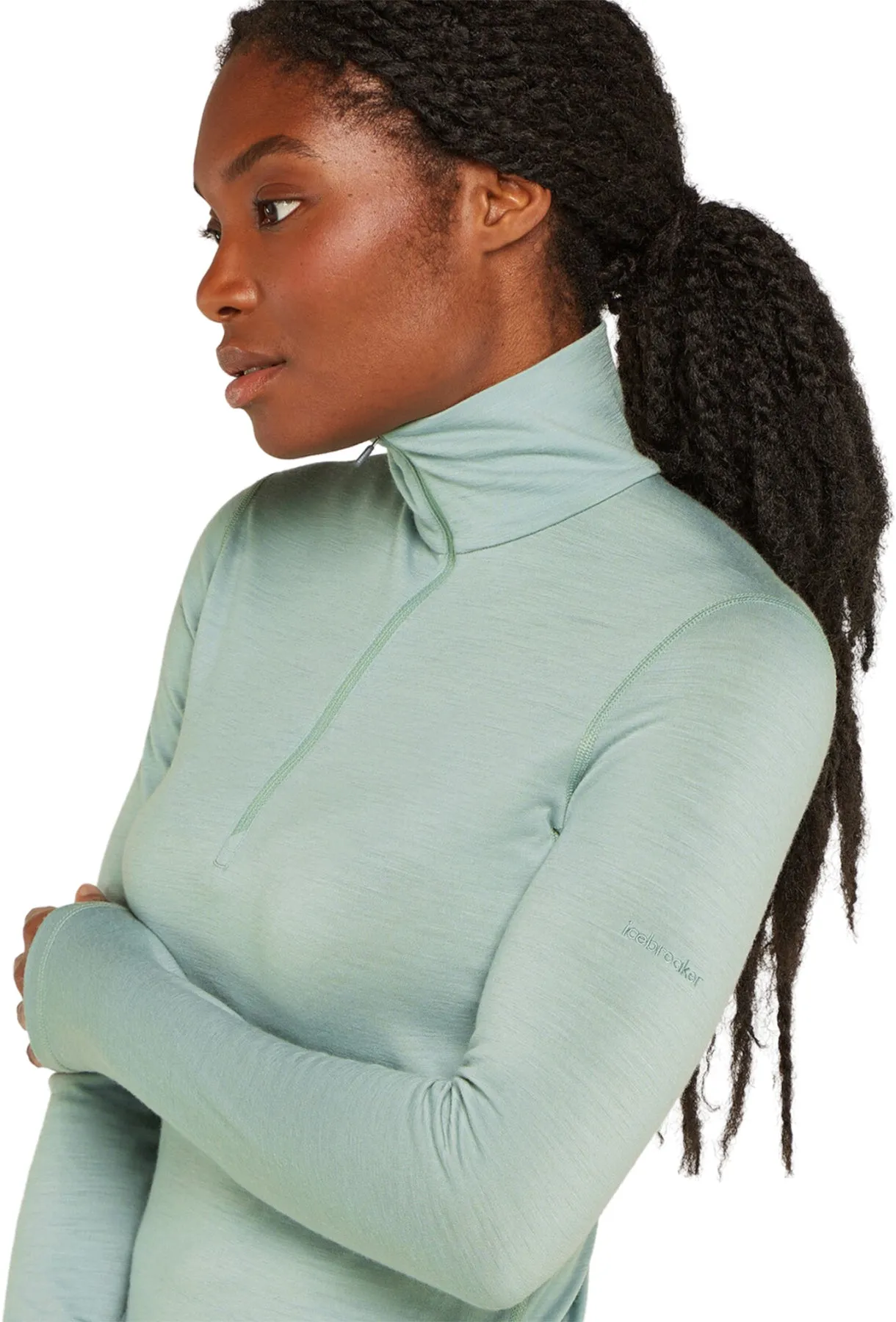 Merino 200 Oasis Long Sleeve Half Zip Thermal Top - Women's|-|Haut thermique à manches longues et demi-glissière en mérinos 200 Oasis - Femme sold by Altitude Sports product image thumbnail 3