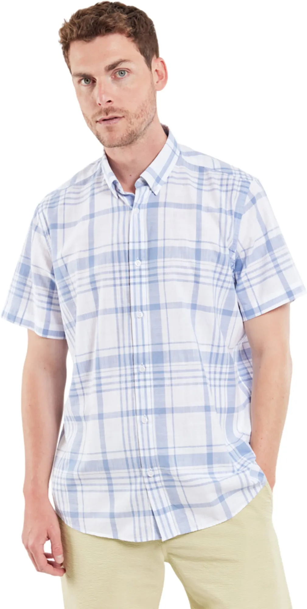 Short Sleeve Cotton Shirt - Men's|-|Chemise en coton à manches courtes - Homme sold by Altitude Sports
