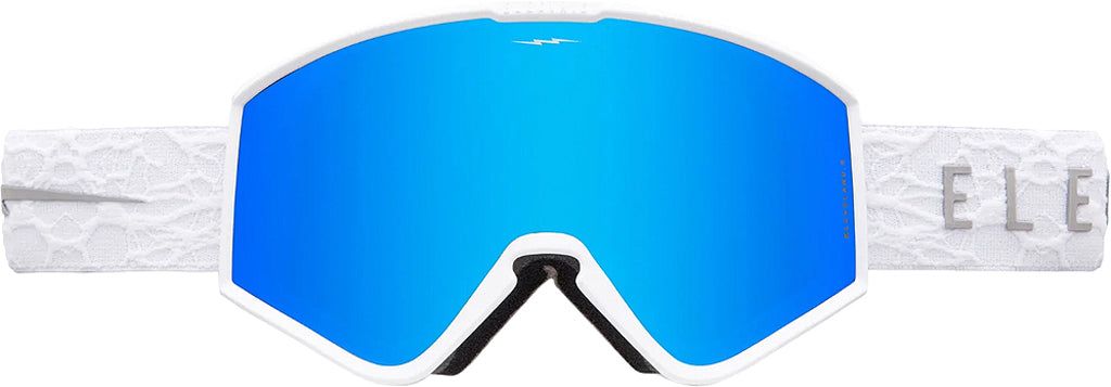 Kleveland Small Goggles - Matte White Nuron - Blue Chrome - Unisex|-|Lunette de ski petite Kleveland - Matte White Nuron - Blue Chrome - Unisexe sold by Altitude Sports