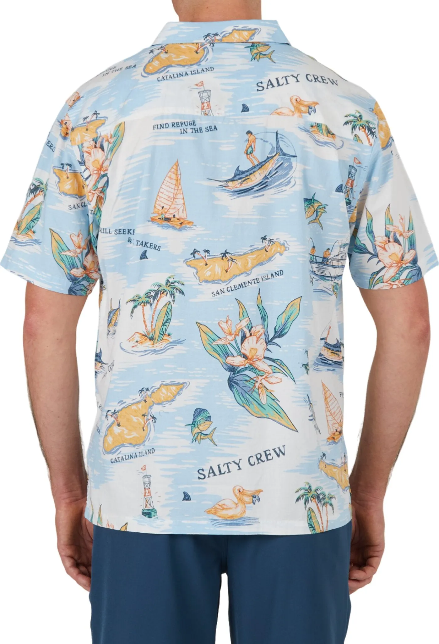 Salty Island Short Sleeve Woven Shirt - Men's|-|Chemise tissé à manches courtes Salty Island - Homme sold by Altitude Sports product image thumbnail 2