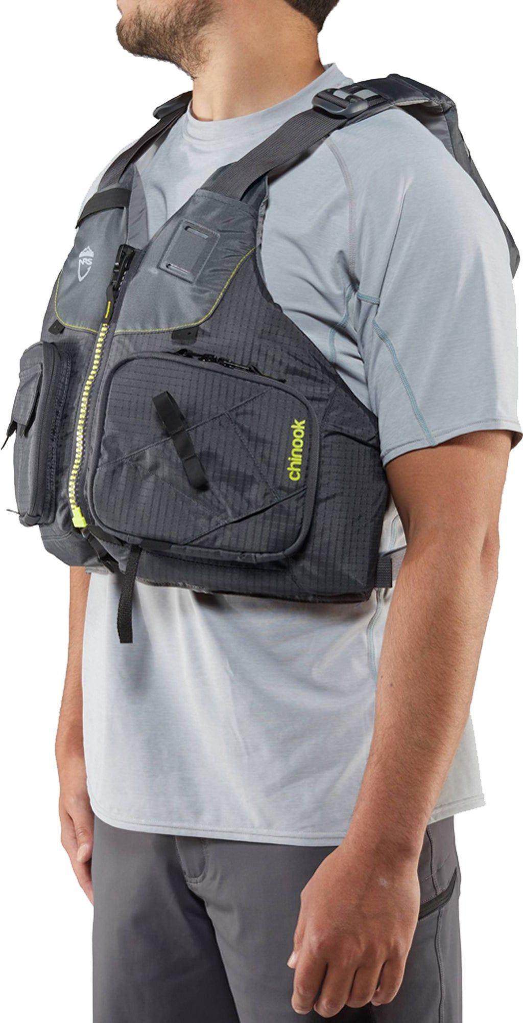 NRS Chinook PFD Fishing Life Jacket - Unisex|-|Gilet de sauvetage de pêche Chinook - Unisexe sold by Altitude Sports product image thumbnail 2