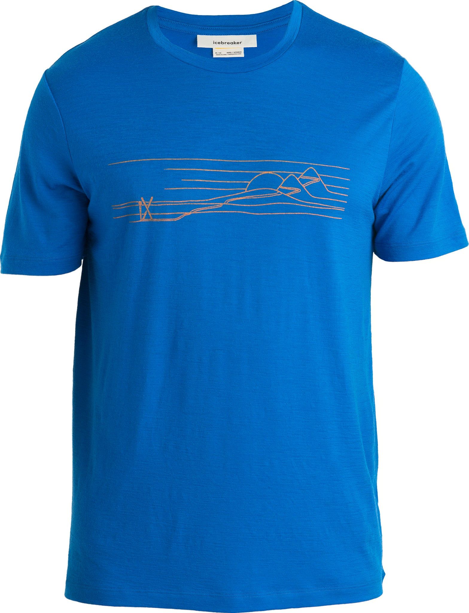 Tech Lite II Ski Stripes Merino Short Sleeve T-Shirt - Men's|-|T-shirt à manches courtes en mérinos Ski Stripes Tech Lite II - Homme sold by Altitude Sports