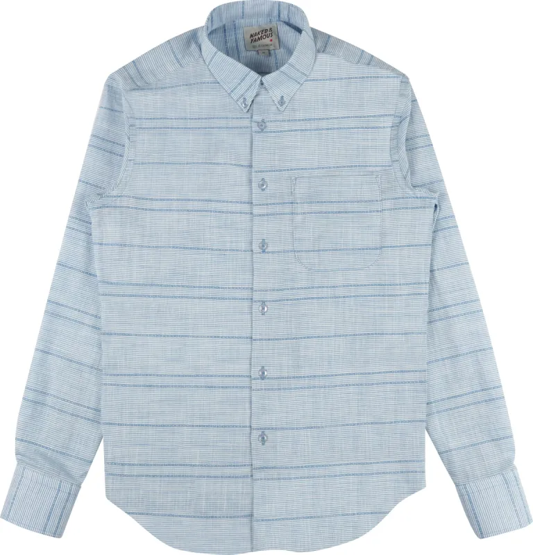 Regular Shirt - Dobby Horizontal Stripe - Men's|-|Chemise régulière - Dobby Horizontal Stripe - Homme sold by Altitude Sports