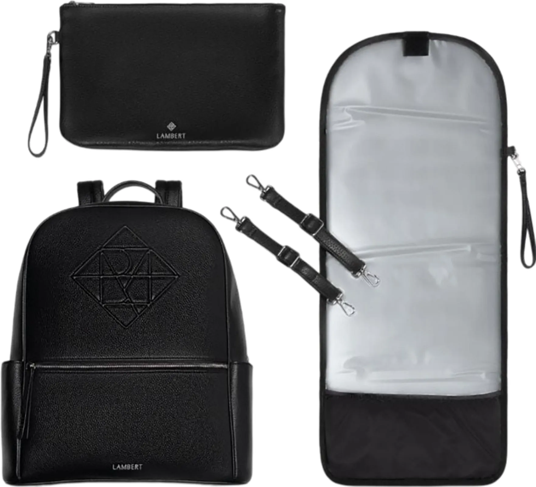 The Vicky Vegan Leather Diaper Bag |-|Sac à couches en cuir vegan Le Vicky sold by Altitude Sports product image thumbnail 3