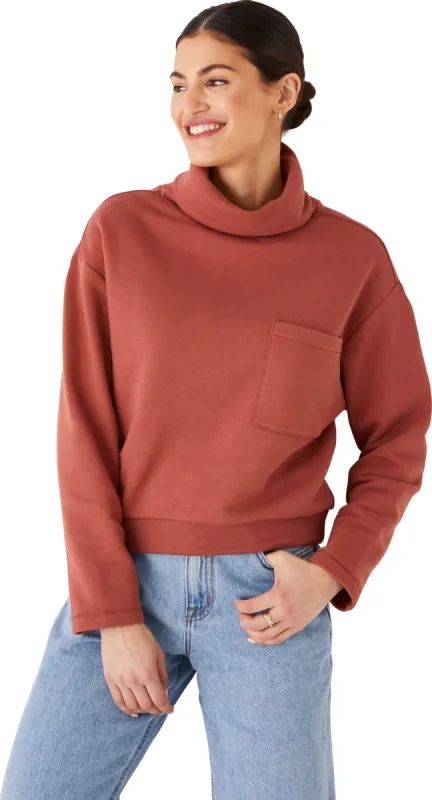 Turtleneck Fleece Sweater - Women's|-|Chandail en molleton à col roulé - Femme sold by Altitude Sports