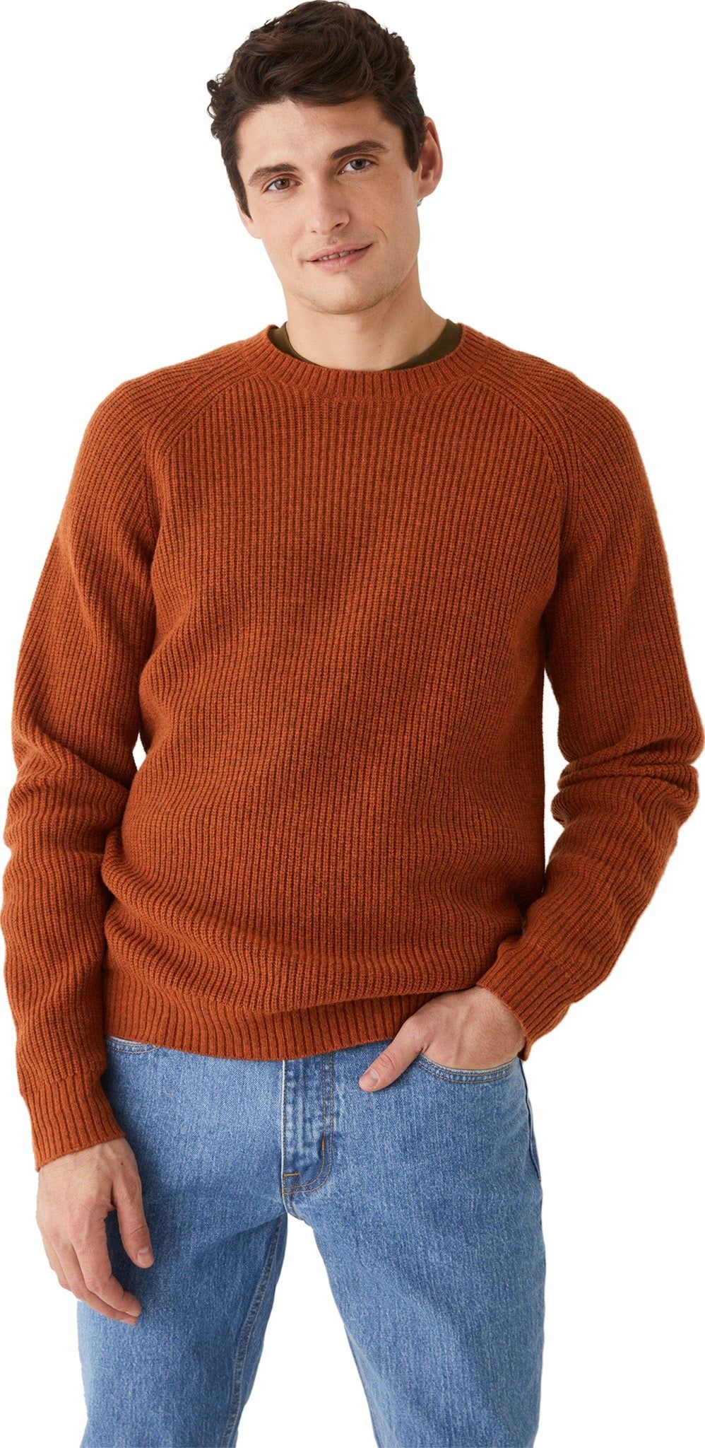 Lambswool Crewneck Sweater - Men's|-|Chandail à col rond en laine d'agneau - Homme sold by Altitude Sports product image thumbnail 3
