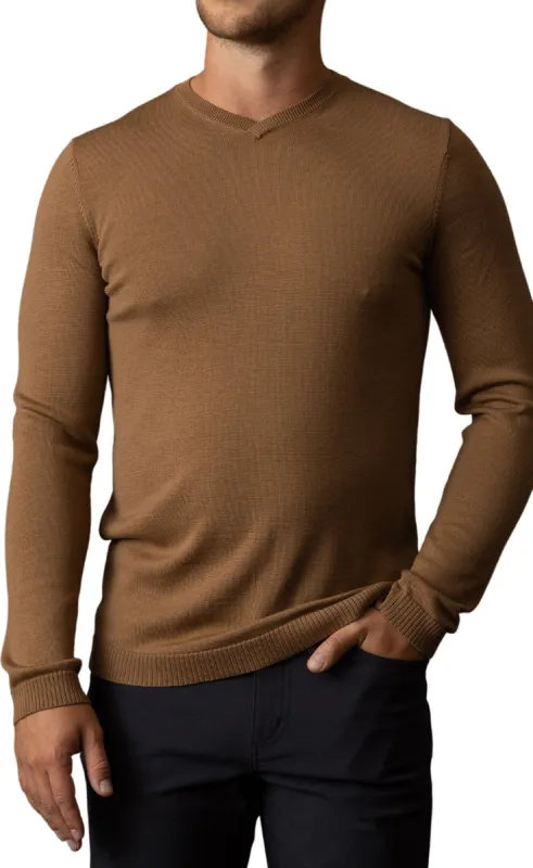 Merino V-Neck Sweater - Men's|-|Chandail en mérinos à col en V - Homme sold by Altitude Sports