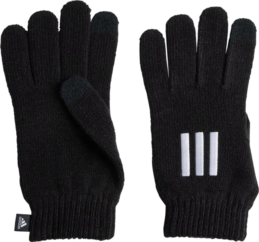 Essentials 3-Stripes Gloves - Unisex|-|Gants à 3 rayures Essentials - Unisexe sold by Altitude Sports