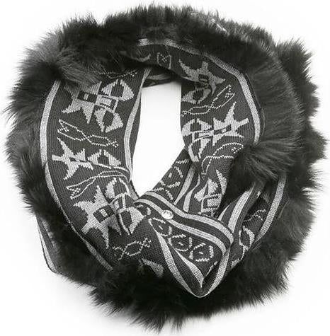 Infinity Jacquard Scarf with Recycled Fur - Women's|-|Echarpe Infinity Jacquard avec de la Fourrure Recyclee - Femme sold by Altitude Sports