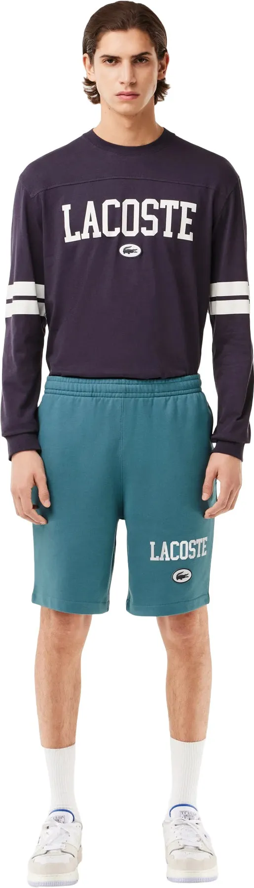 Regular Fit Lacoste Print Jogger Shorts - Men's|-|Short de jogging coupe régulière à imprimé Lacoste - Homme sold by Altitude Sports product image thumbnail 5