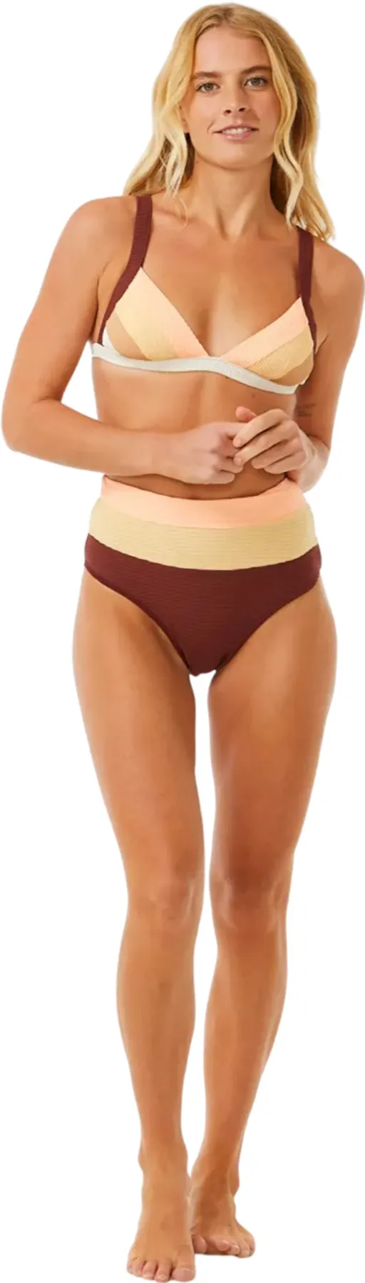 Block Party Spliced Fixed Triangle Bikini Top - Women's|-|Haut de bikini triangle fixe Block Party Spliced - Femme sold by Altitude Sports product image thumbnail 5