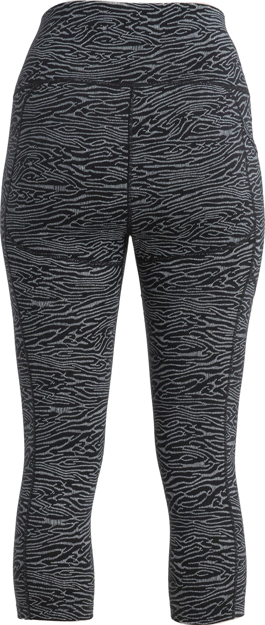 Fastray Topo Lines Merino High Rise 3/4 Tights - Women's |-|Collant 3/4 taille haute en mérinos Topo Lines Fastray - Femme sold by Altitude Sports product image thumbnail 2