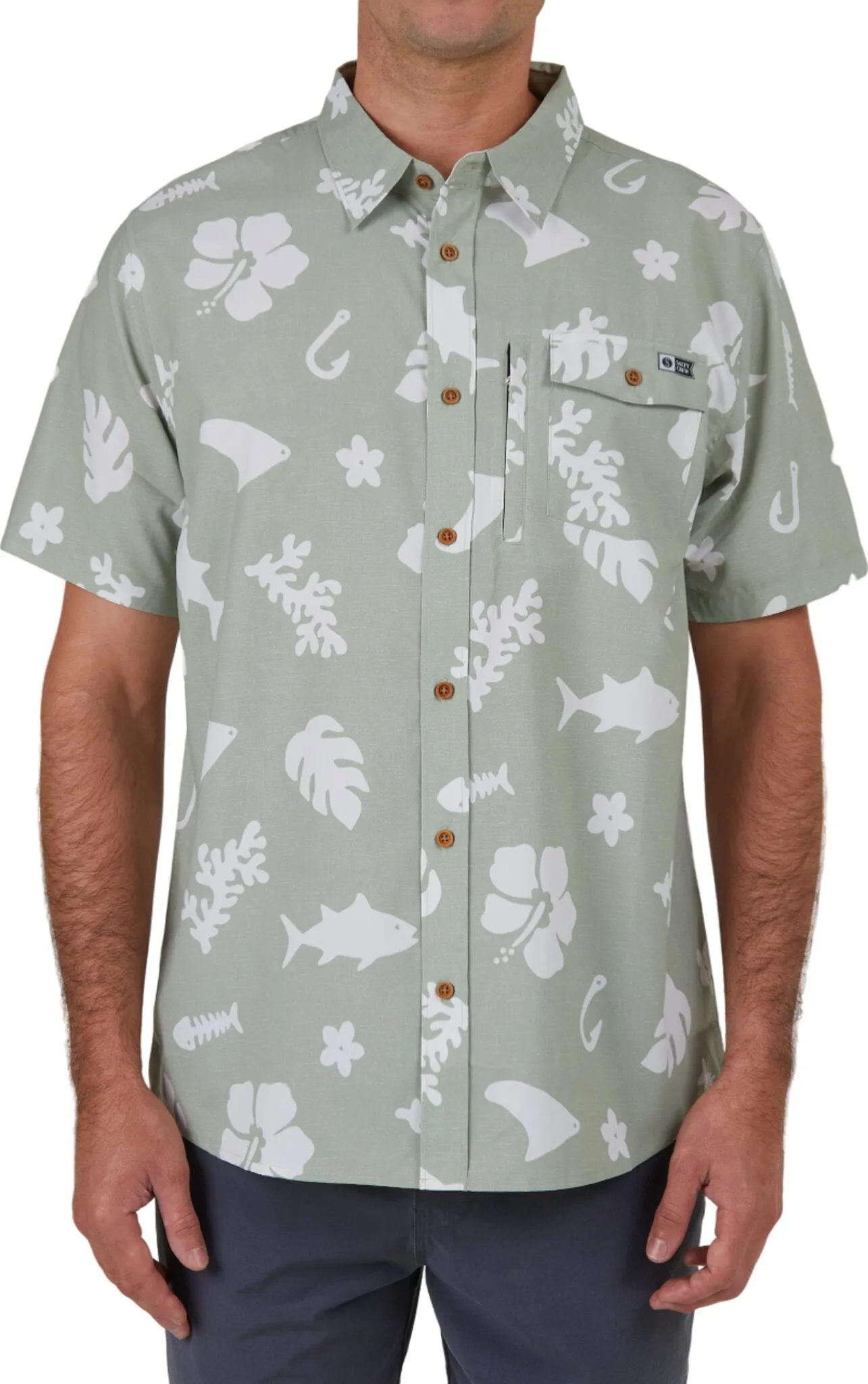 Shoots Short Sleeve Tech Woven Shirt - Men's|-|Chemise tissé technique à manches courtes Shoots - Homme sold by Altitude Sports