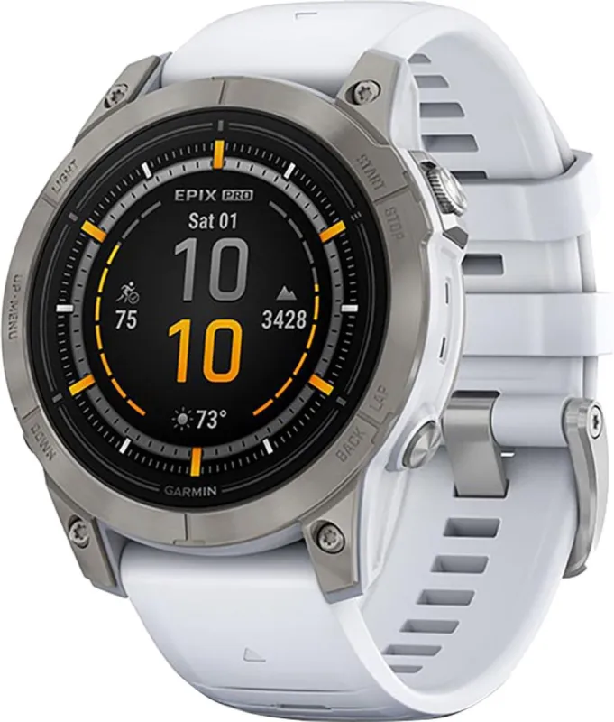 Epix Pro Sapphire Edition 47mm Smart Watch - Unisex|-|Montre intelligente 47 mm édition Sapphire d'Epix Pro - Unisexe made by Garmin