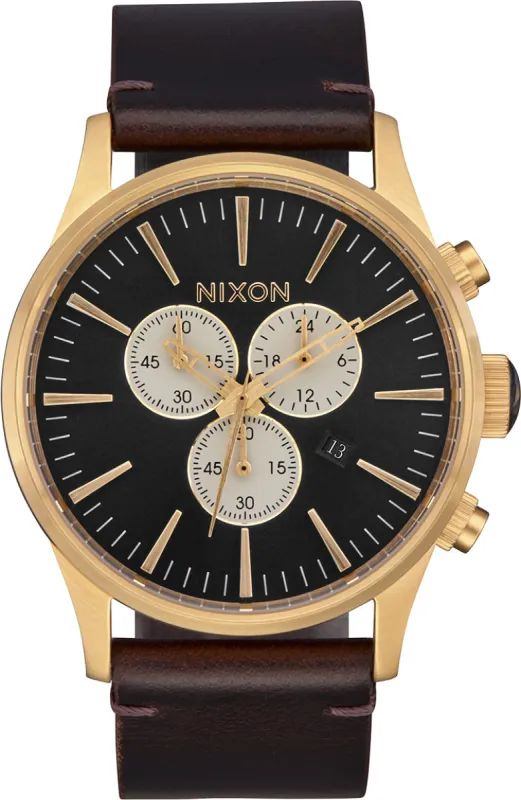 Sentry Chrono Leather V1 Watch - Men's|-|Montre en cuir V1 Sentry - Homme sold by Altitude Sports