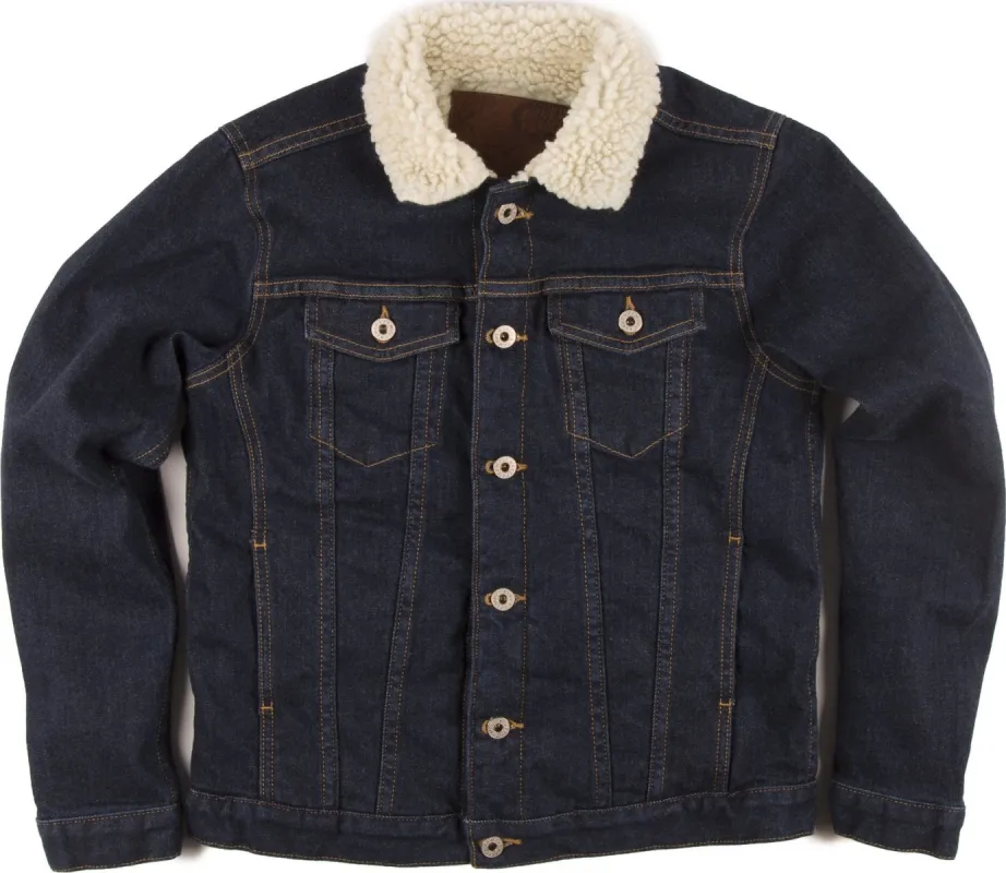 Denim Sherpa Jacket - 13oz Indigo Stretch Denim - Women's|-|Manteau Denim Sherpa - 13oz Indigo Stretch Denim - Femme sold by Altitude Sports