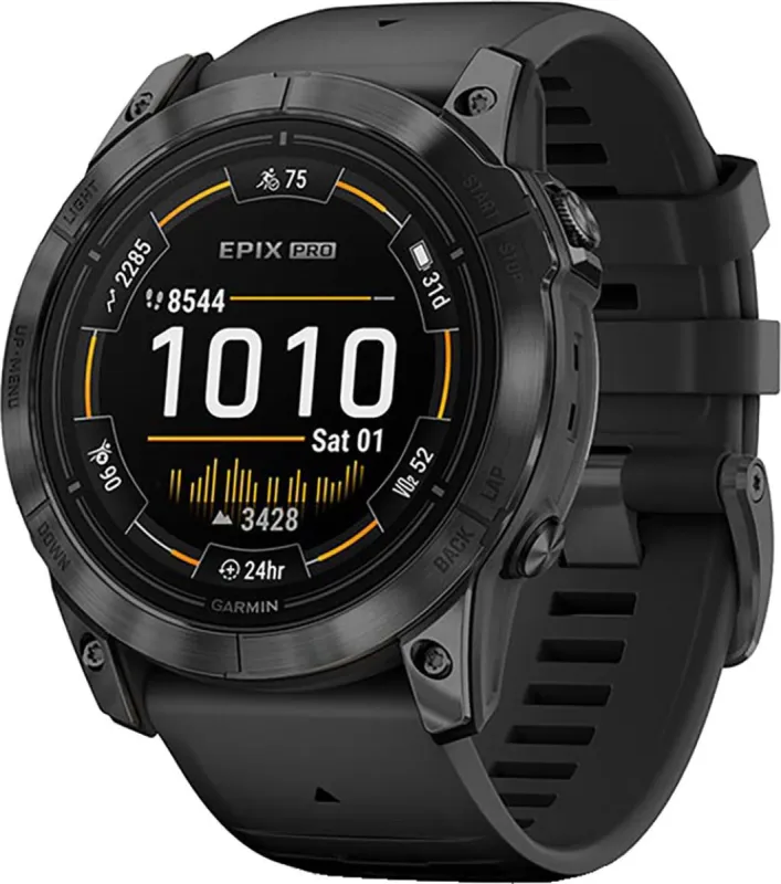 Epix Pro Standard Edition 51mm Smart Watch - Unisex|-|Montre intelligente 51 mm édition standard d'Epix Pro - Unisexe made by Garmin