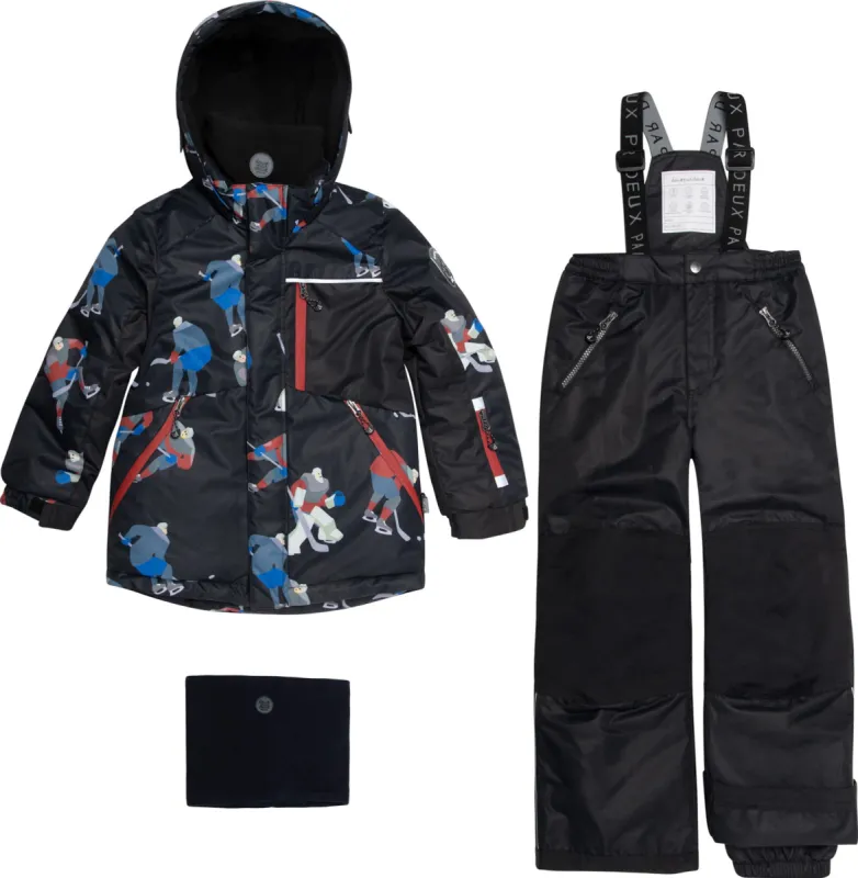 Printed Hockey Players Two Piece Snowsuit - Little Boy|-|Habit de neige deux pièces imprimé joueurs de hockey - Petit Garçon sold by Altitude Sports