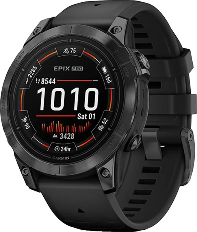 Epix Pro Standard Edition 47mm Smart Watch - Unisex|-|Montre intelligente 47 mm édition standard d'Epix Pro - Unisexe made by Garmin