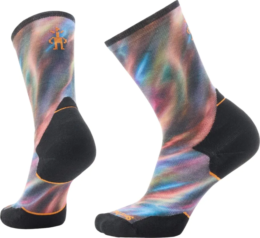 Trail Run Water Shimmer Print Crew Socks - Women's|-|Chaussettes de course sur sentier mi-mollet à imprimé Water Shimmer - Femme sold by Altitude Sports