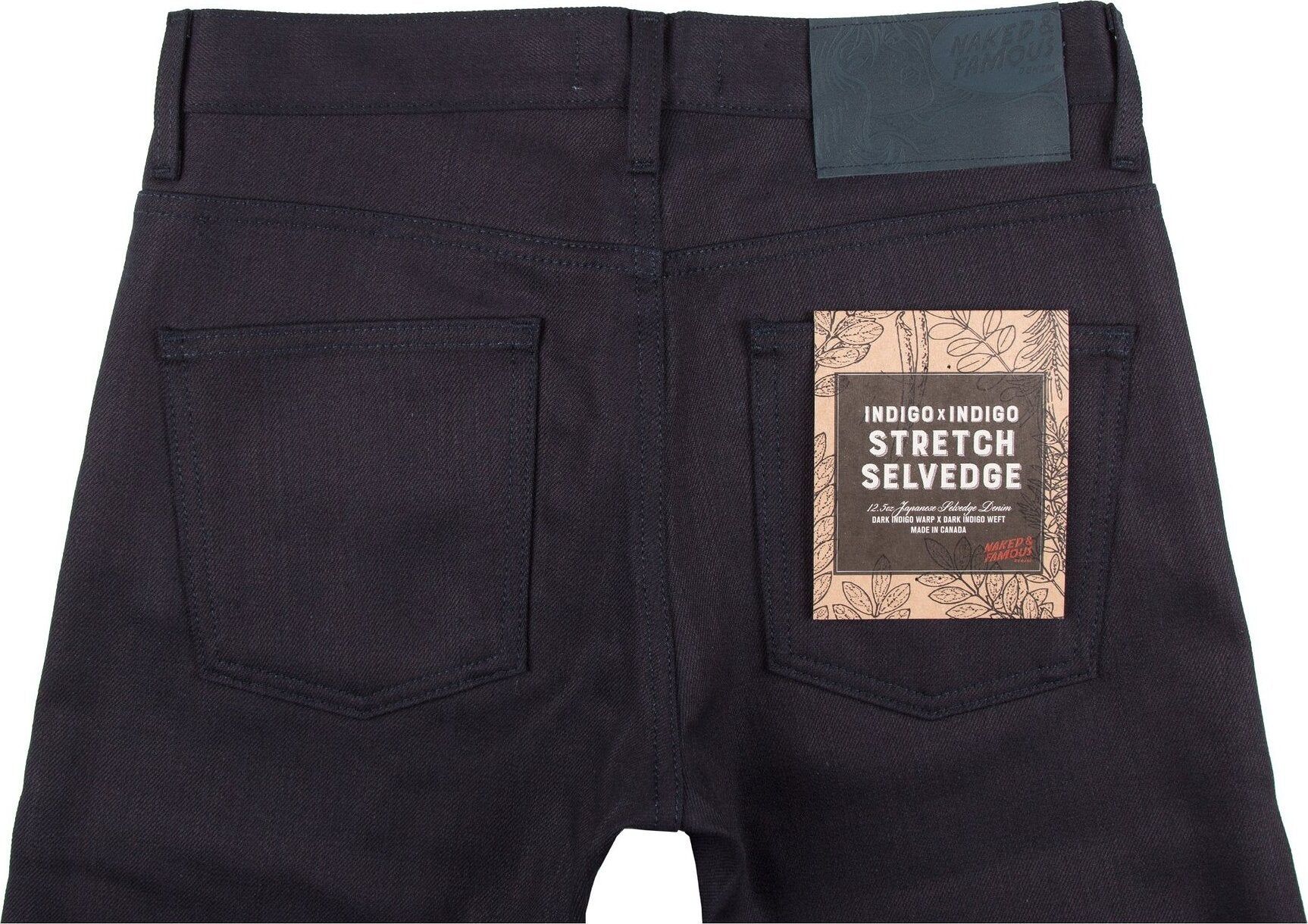 Super Guy Jeans - Indigo Stretch Selvedge - Men's|-|Jeans Super Guy - Indigo Stretch Selvedge - Homme sold by Altitude Sports product image thumbnail 2