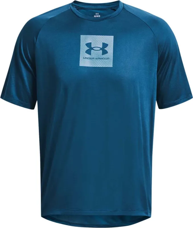 UA Tech Print Fill Short Sleeve T-Shirt - Men's|-|T-shirt à manches courtes UA Tech Print Fill - Homme sold by Altitude Sports