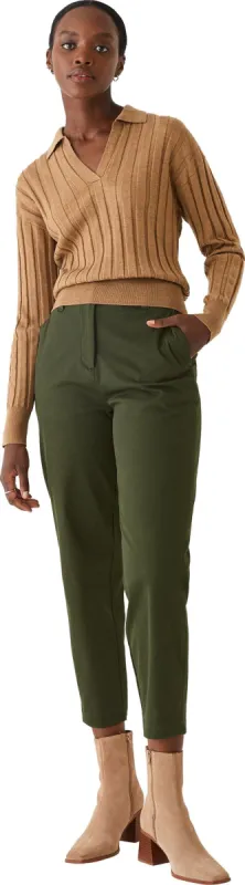 Merino Wool Polo Sweater - Women's|-|Chandail polo en laine mérinos - Femme sold by Altitude Sports