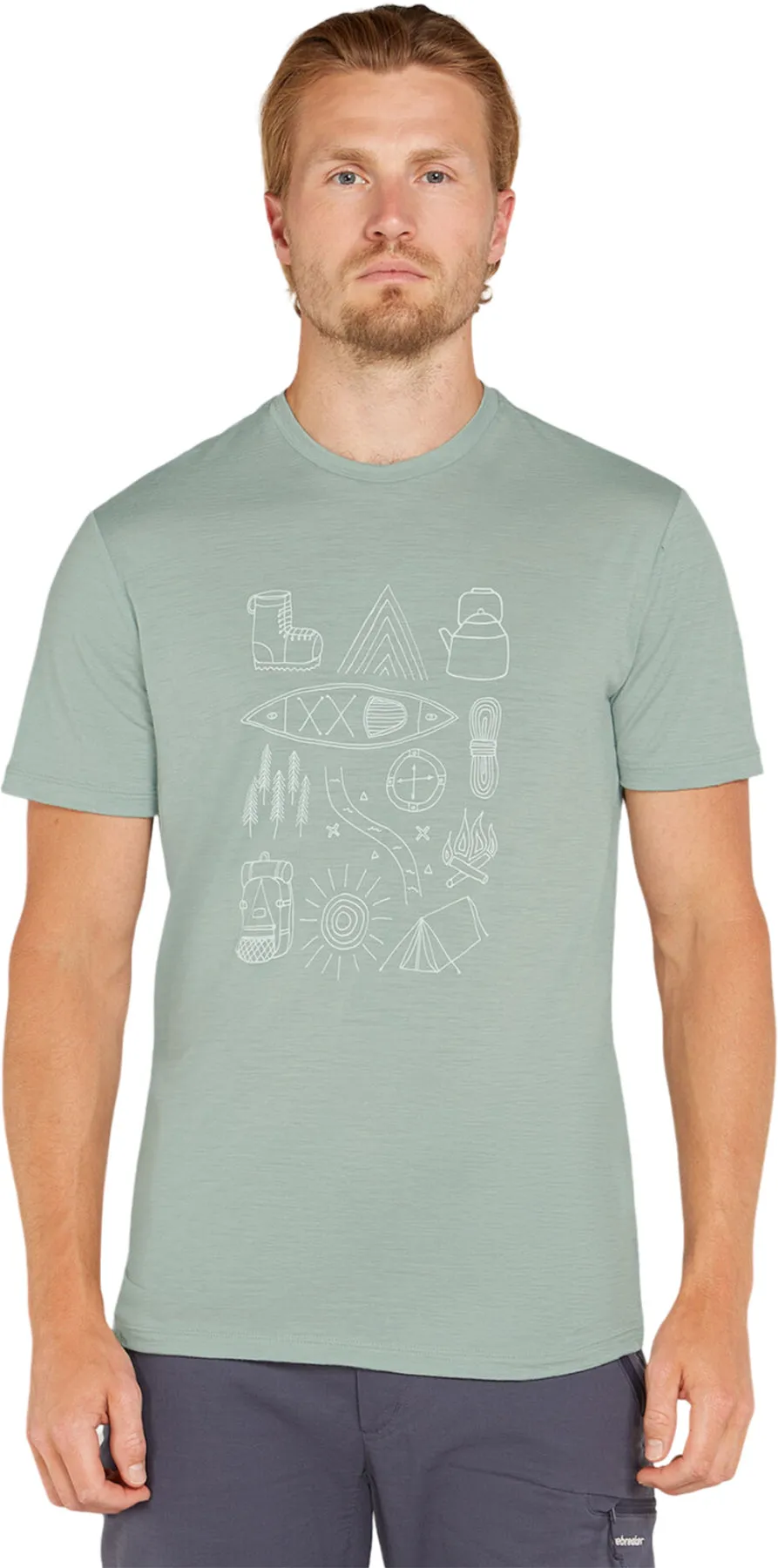 Merino 150 Tech Lite SS Tee Camp Essentials - Men's|-|T-shirt 150 Tech Lite en mérinos Camp Essentials - Homme sold by Altitude Sports product image thumbnail 5