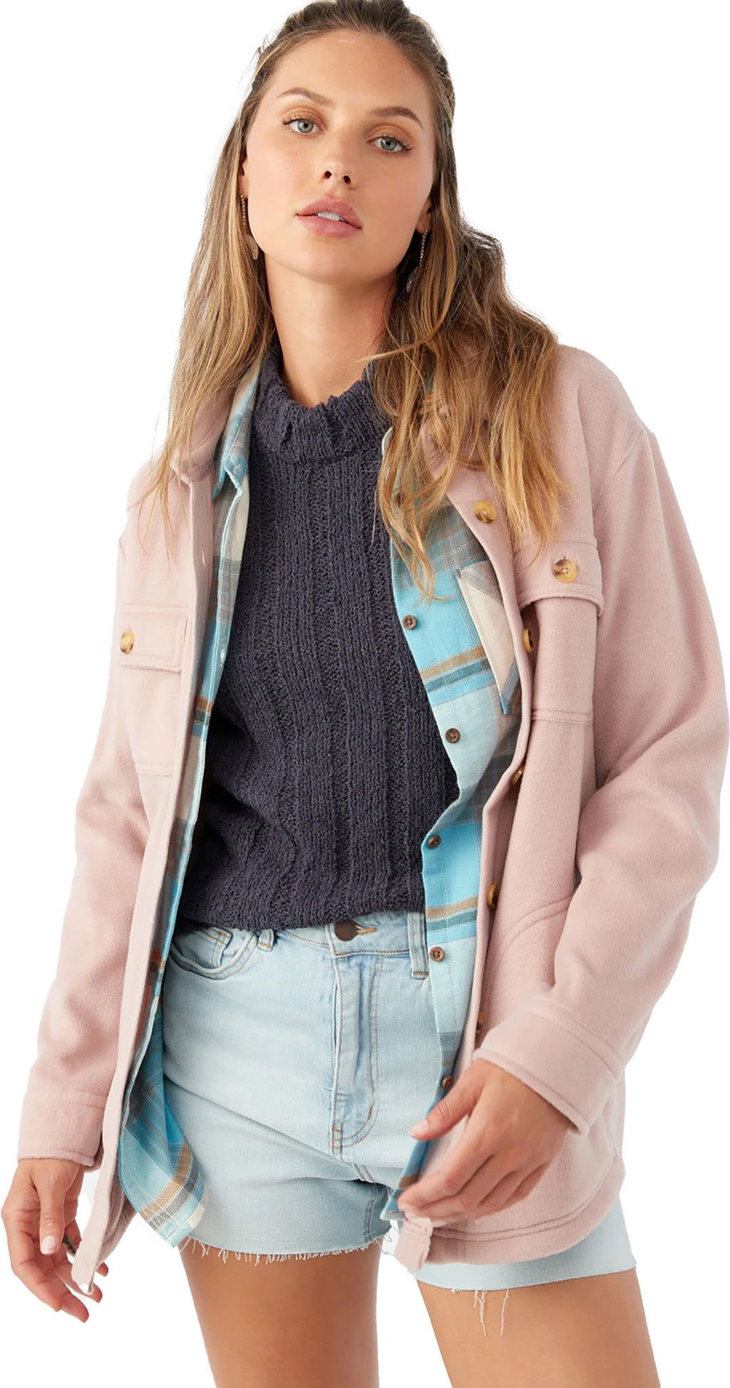 Collins Solid Superfleece Shirt Jacket - Women's|-|Manteau-chemise uni Collins Superfleece - Femme sold by Altitude Sports product image thumbnail 5