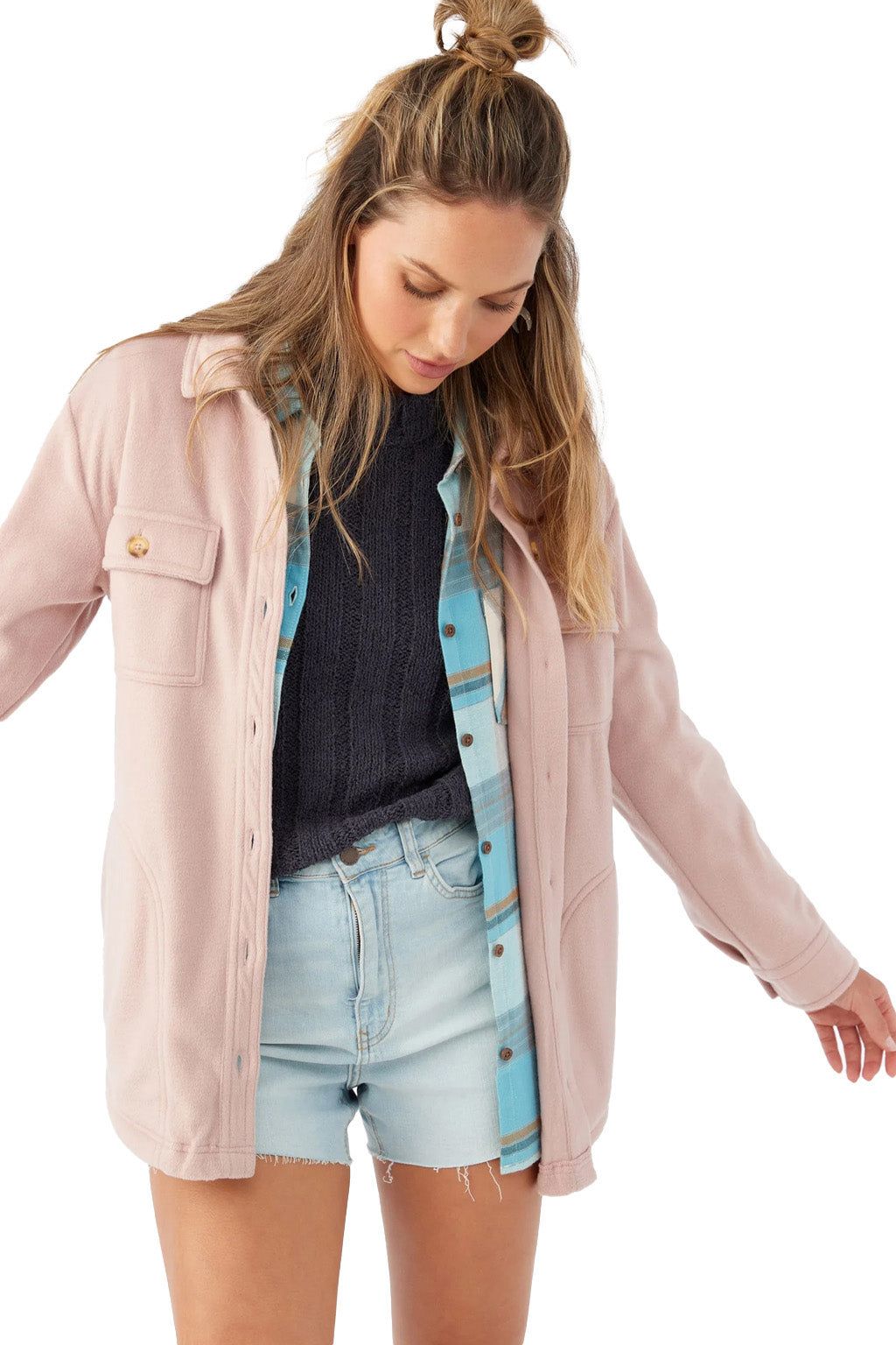 Collins Solid Superfleece Shirt Jacket - Women's|-|Manteau-chemise uni Collins Superfleece - Femme sold by Altitude Sports product image thumbnail 3