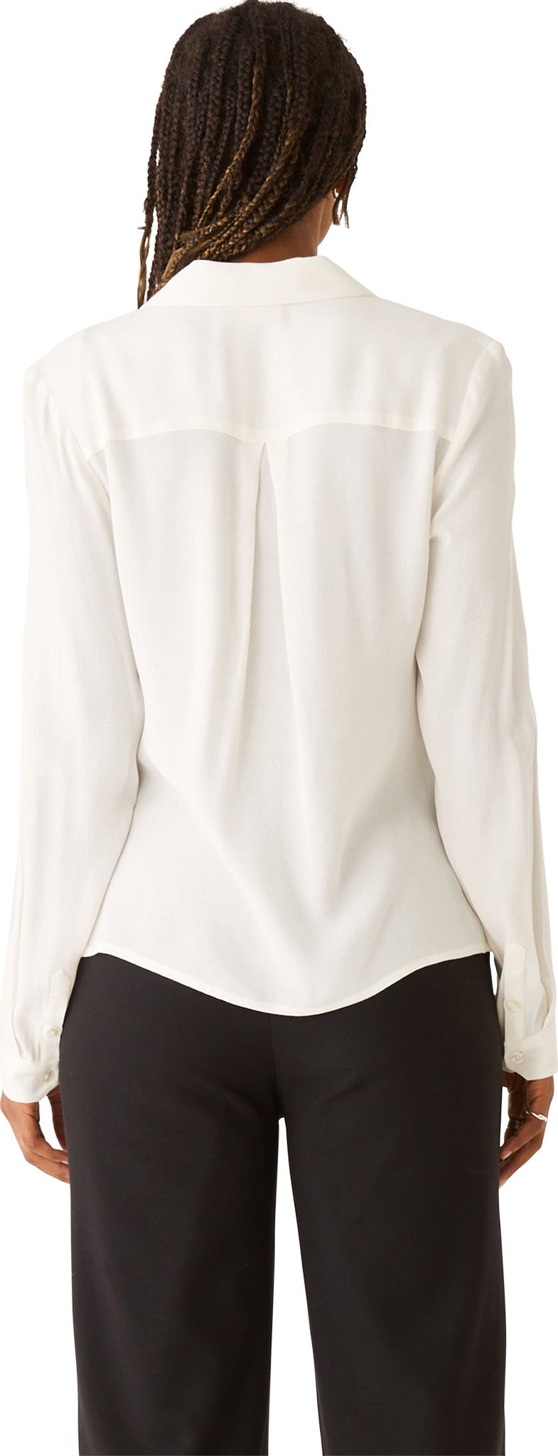 Long Sleeve Camp Collar Blouse - Women's|-|Chemisier à manches longues et col revers - Femme sold by Altitude Sports product image thumbnail 2